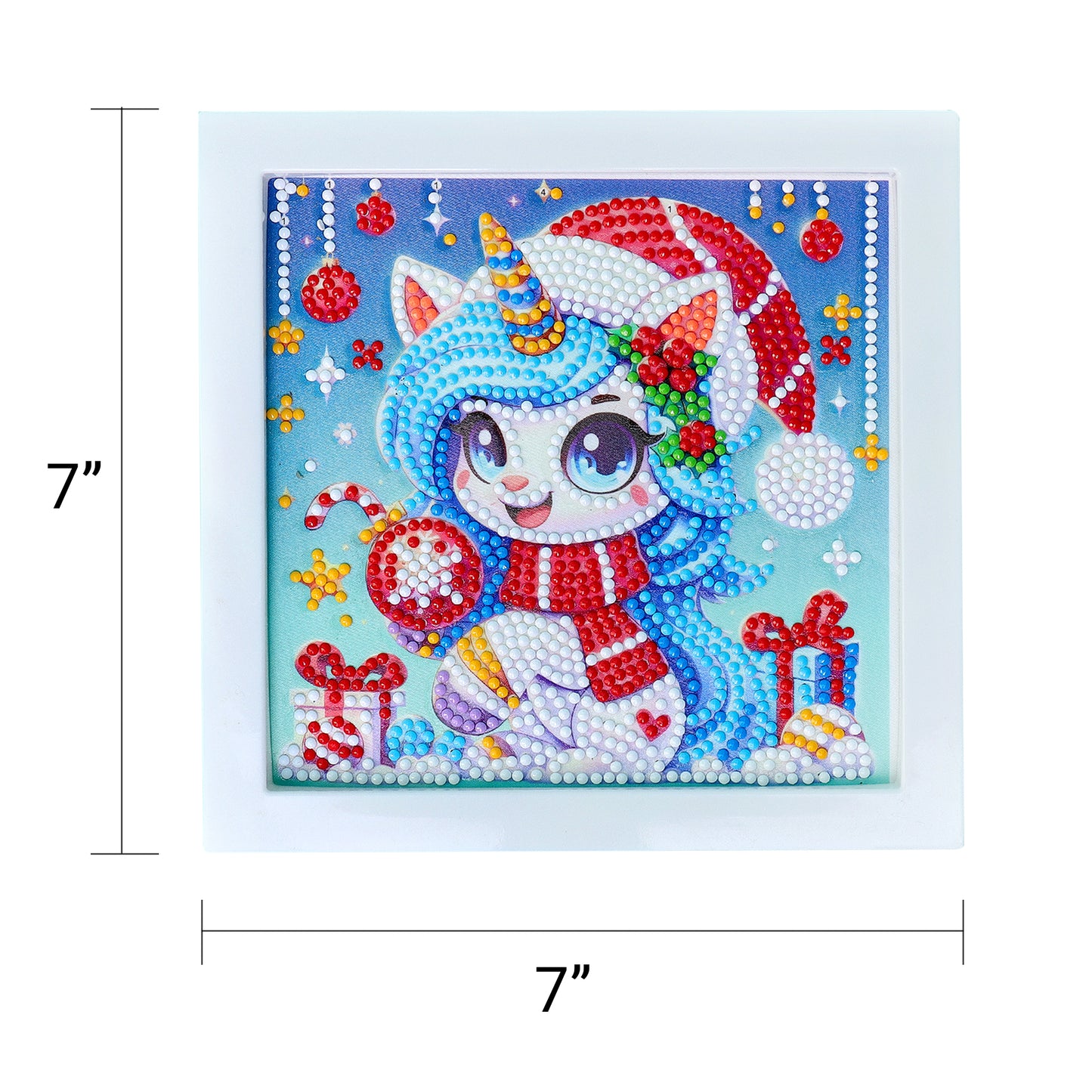 CF024 Diamond Painting - Christmas Unicorn