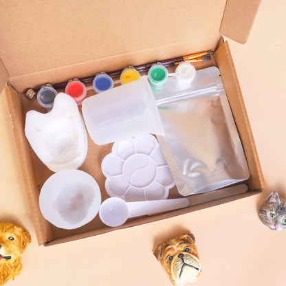 CF032 DIY Pet Plaster Magnet Painting Kit