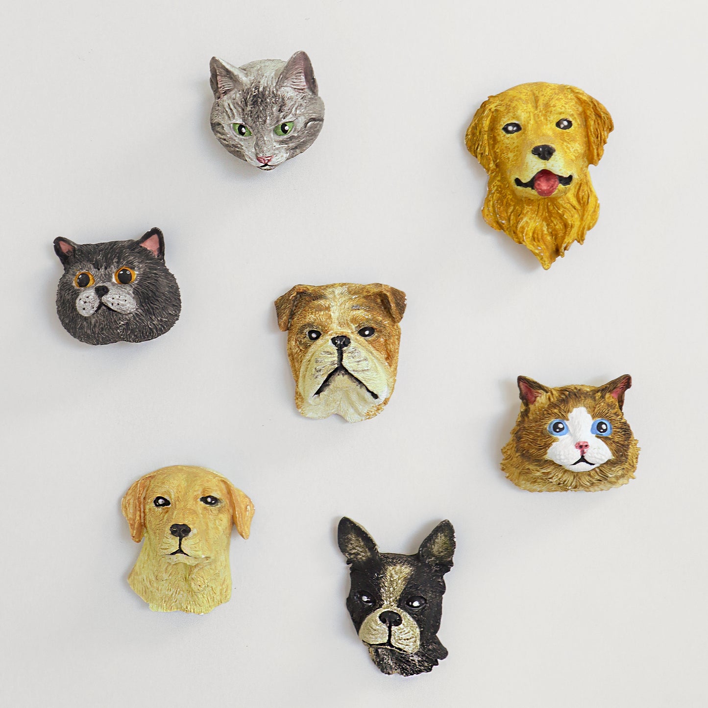 CF032 DIY Pet Plaster Magnet Painting Kit