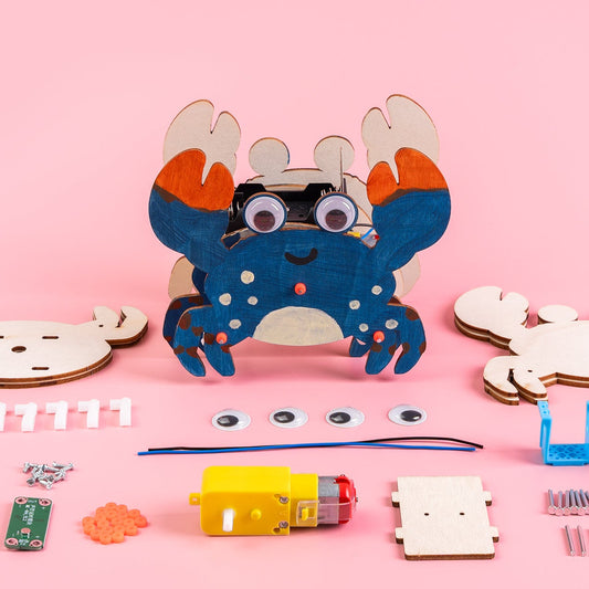 ST080 Sound-Activated Walking Crab STEM Kit
