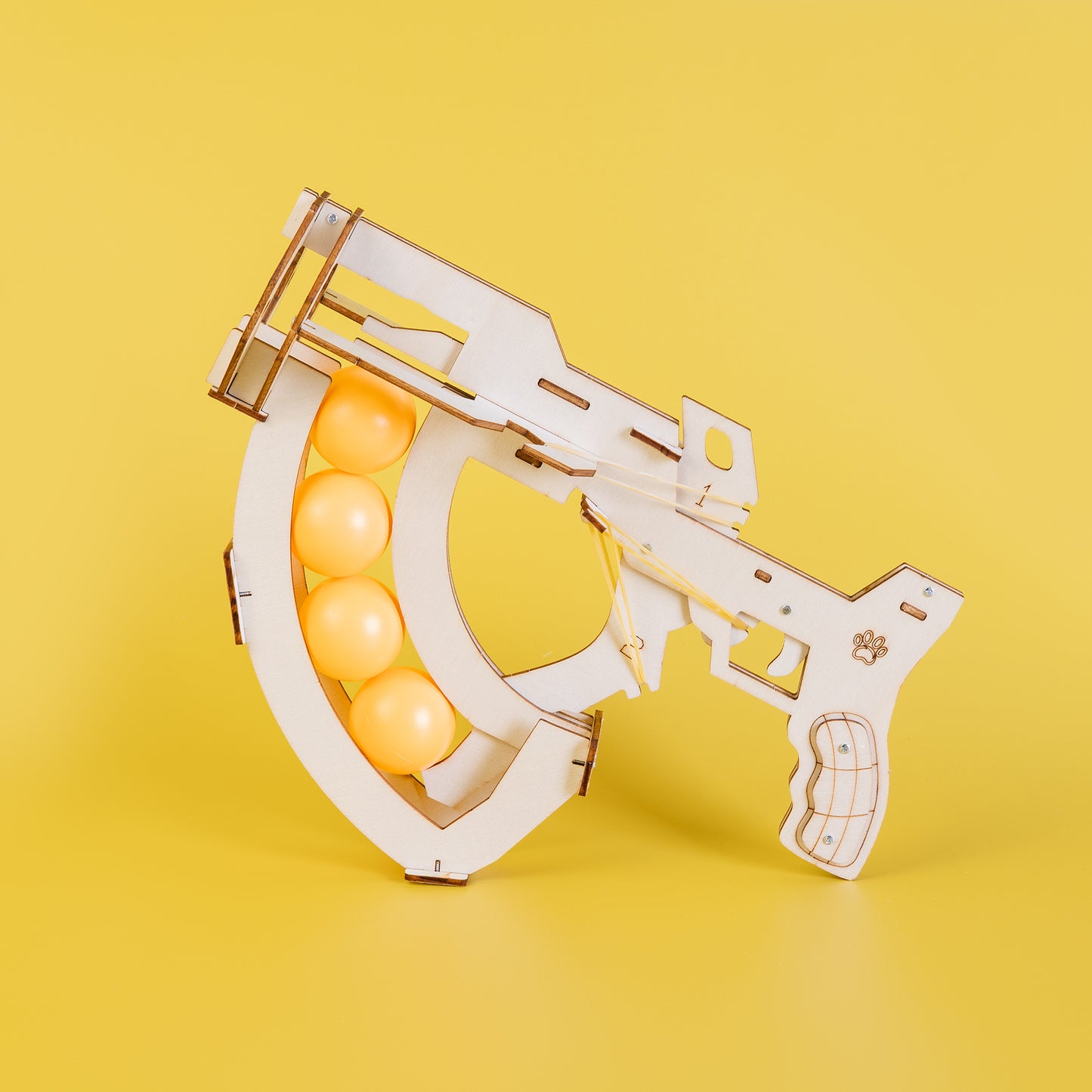 ST083 DIY Wooden Ball Launcher Kit