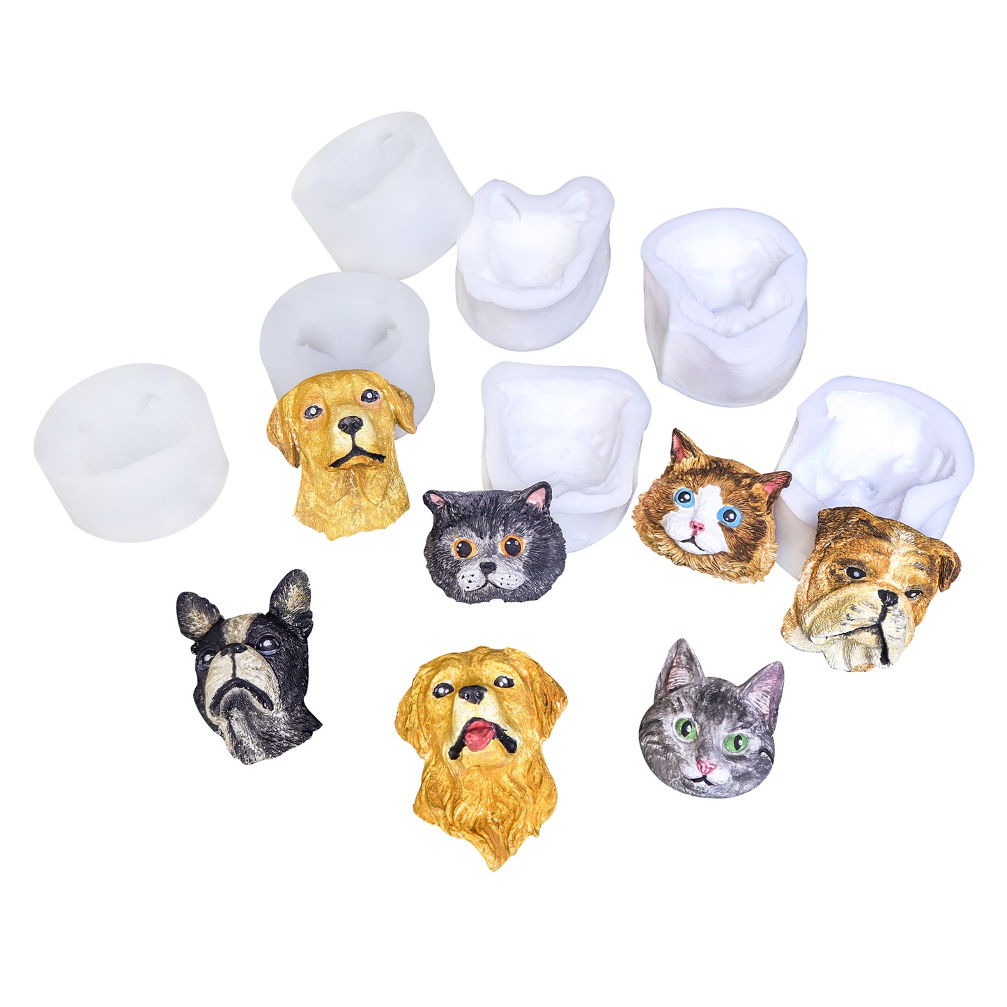 CF032 DIY Pet Plaster Magnet Painting Kit
