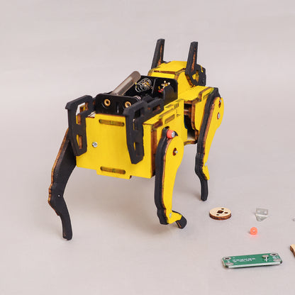 ST072 Robot Dog STEM Kit – Sound Activated DIY Toy