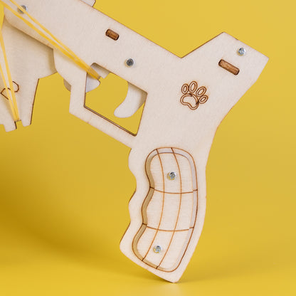 ST083 DIY Wooden Ball Launcher Kit