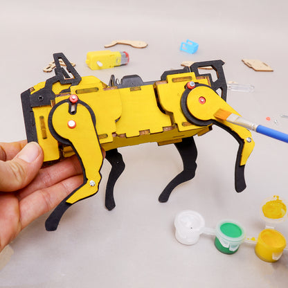ST072 Robot Dog STEM Kit – Sound Activated DIY Toy