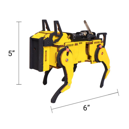ST072 Robot Dog STEM Kit – Sound Activated DIY Toy