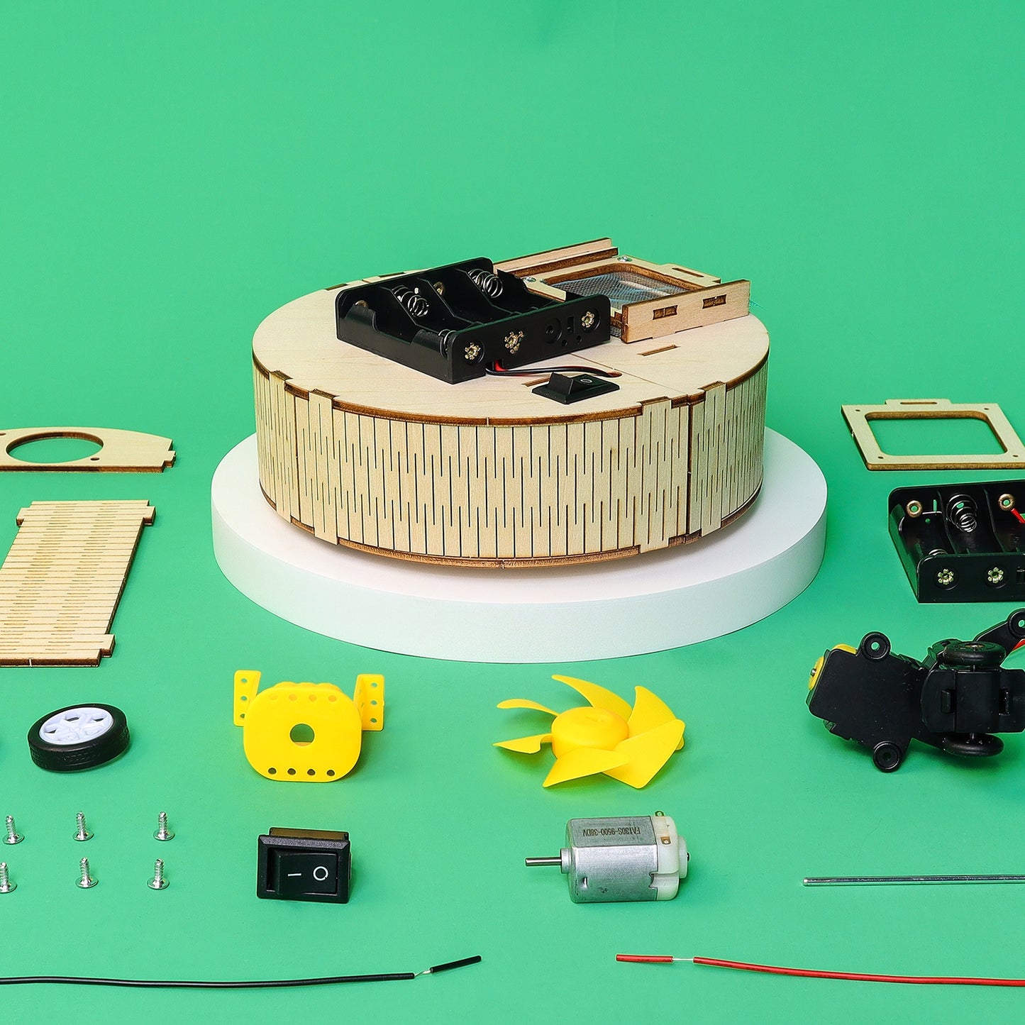 ST067 DIY Robot Vacuum STEM Kit