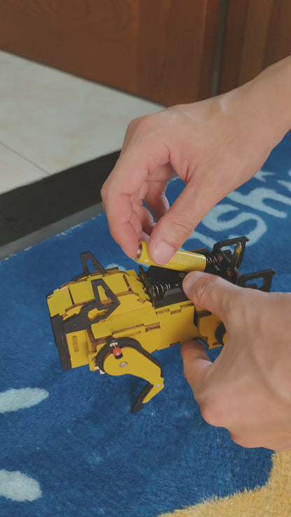 ST072 Robot Dog STEM Kit – Sound Activated DIY Toy